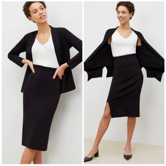 MM Lafleur Dresses & Skirts - NWT M.M. Lafluer Luca jardigan knit skirt